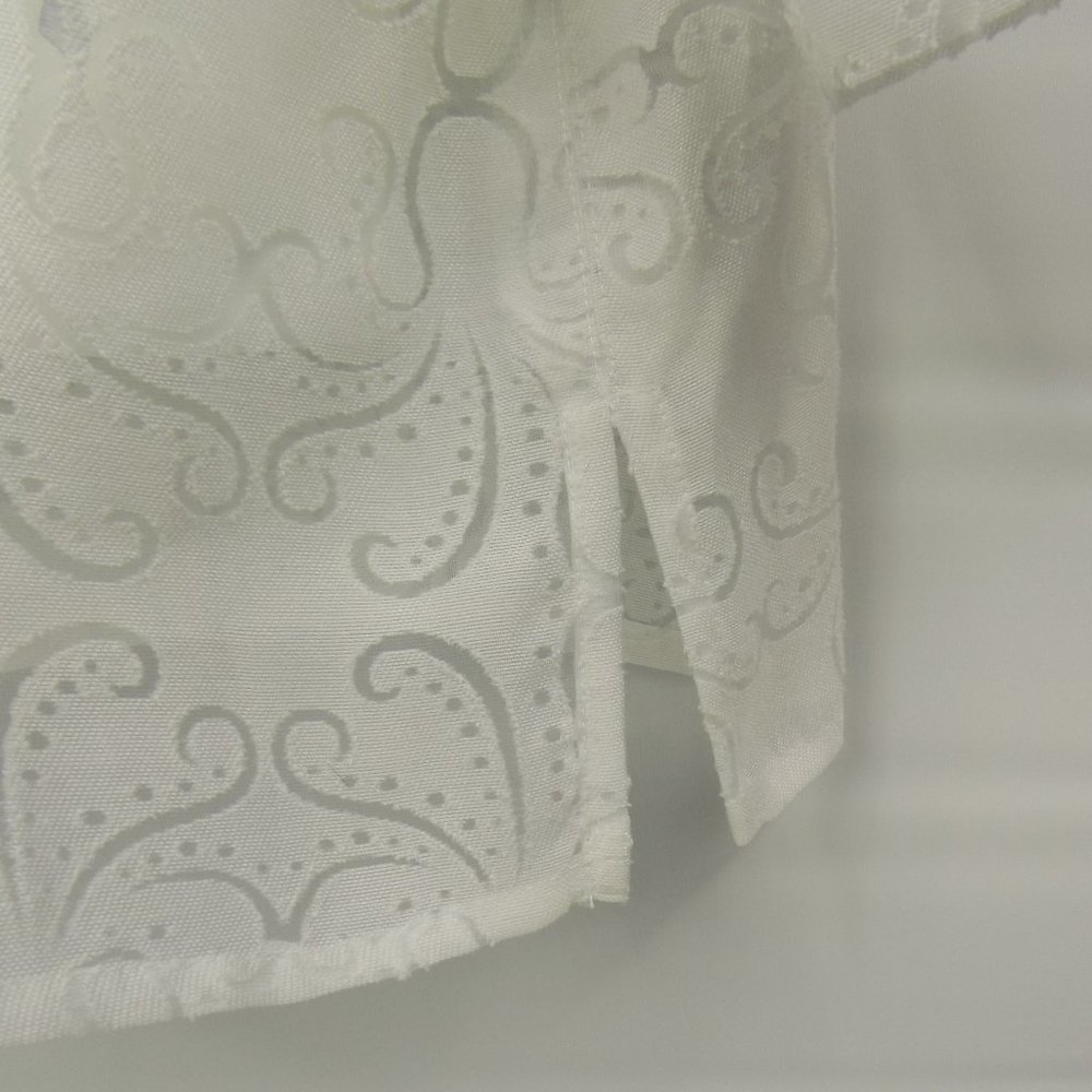 Alfred Dunner Button Front Sheer Top Built-In Tank Top Size 16 NWT - Picture 6 of 9